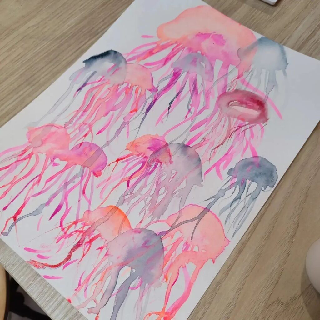 atelier aquarelle Virginie Schroeder