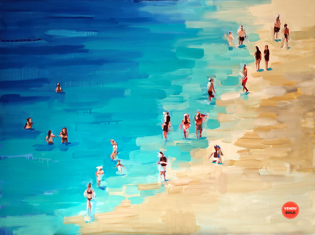 Plage à midi