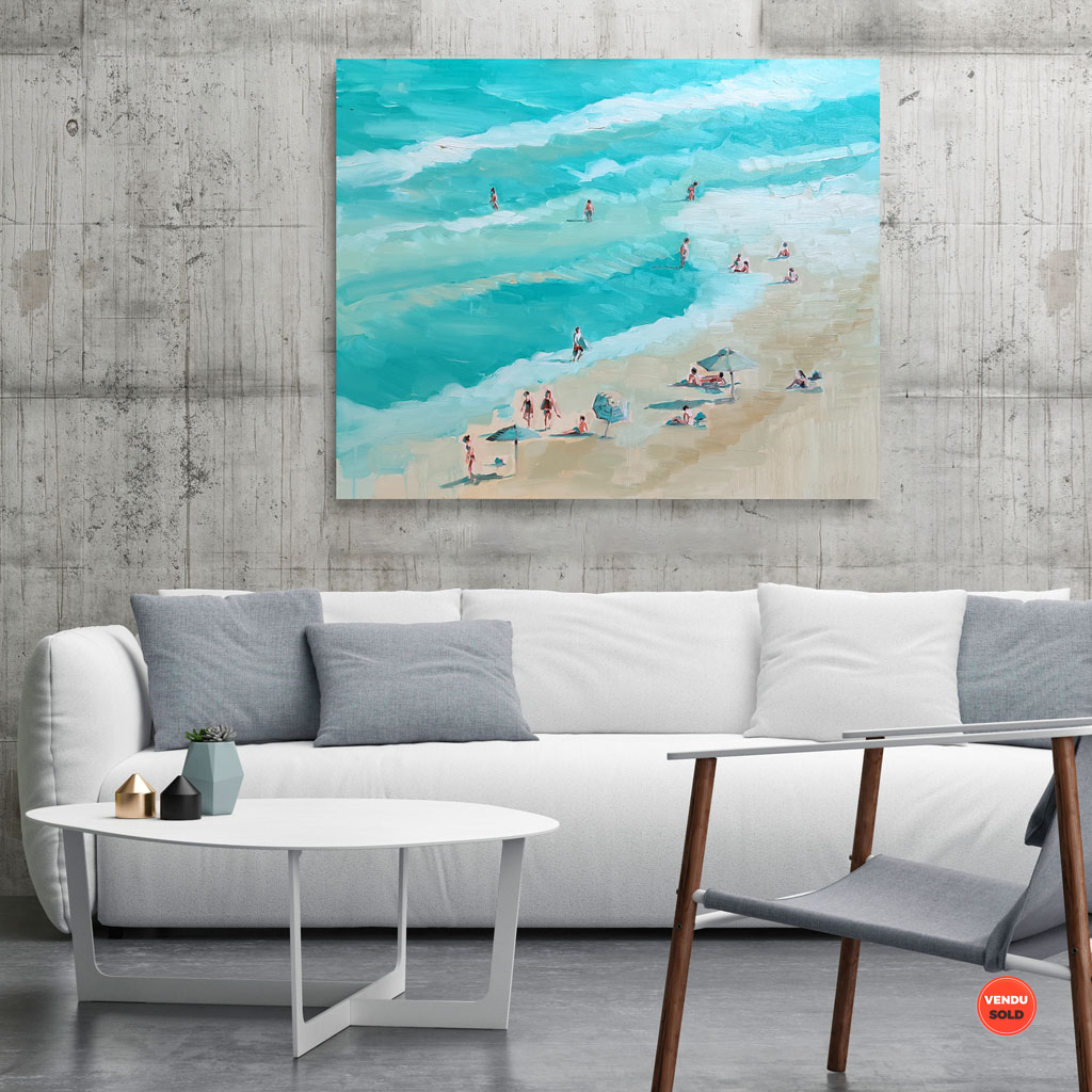 Plage et parasol