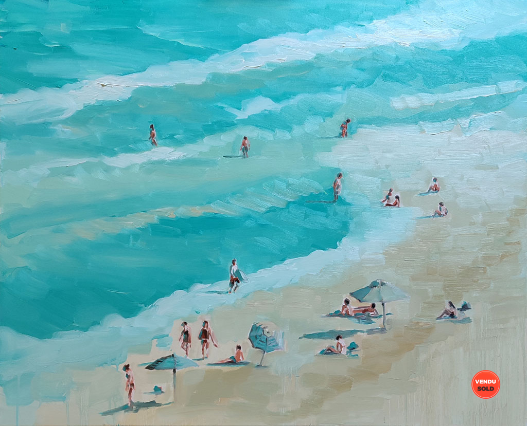 Plage et parasol