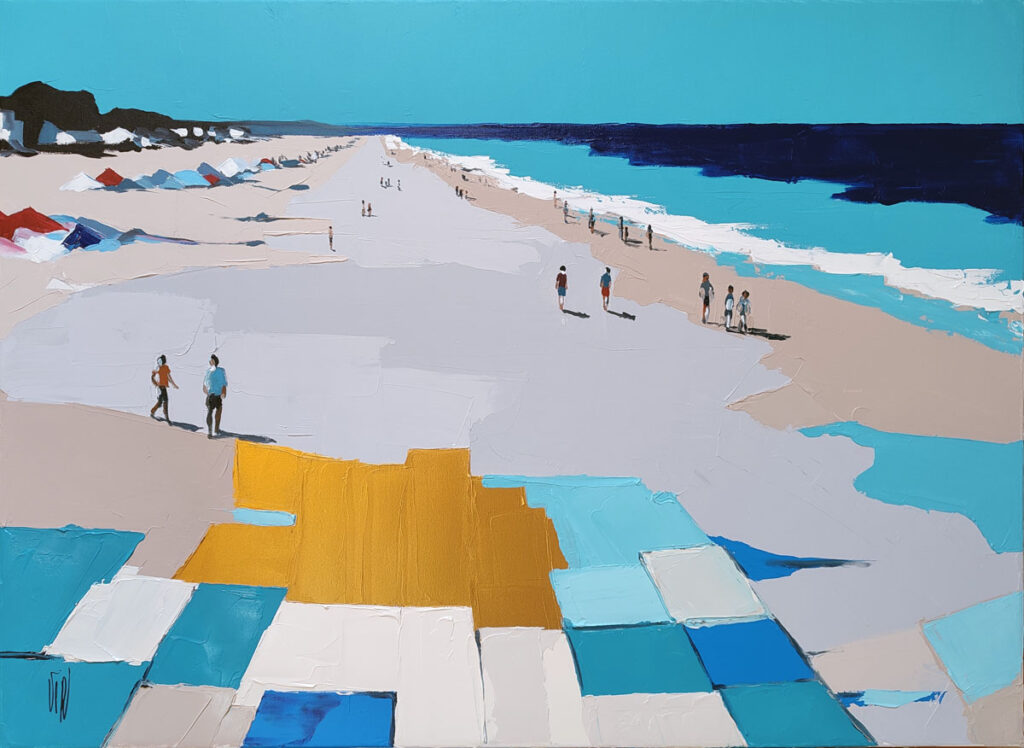 Plage dorée