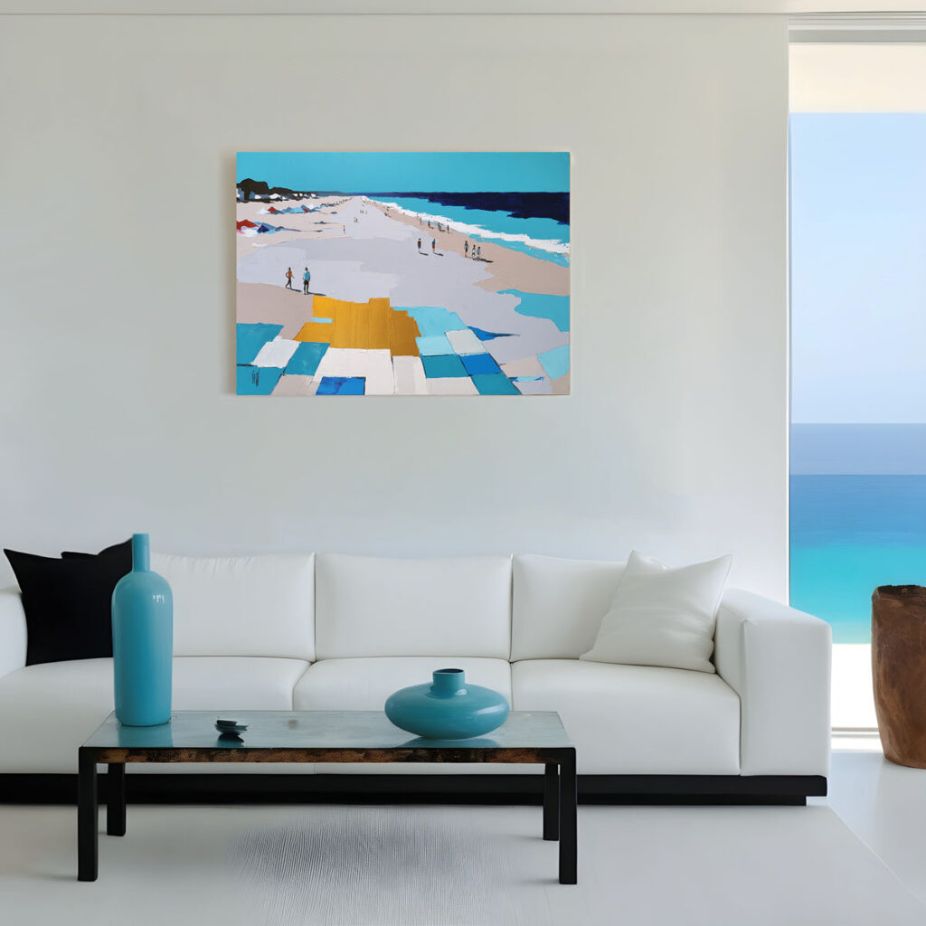 Plage dorée