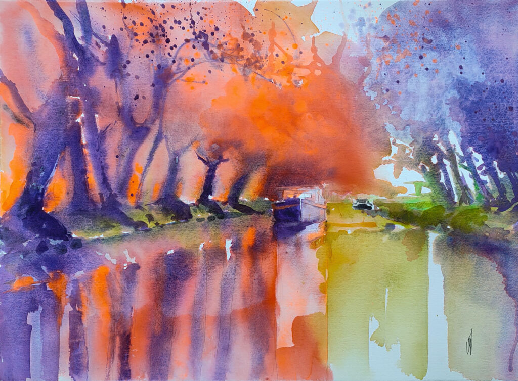 Canal du midi arrière saison