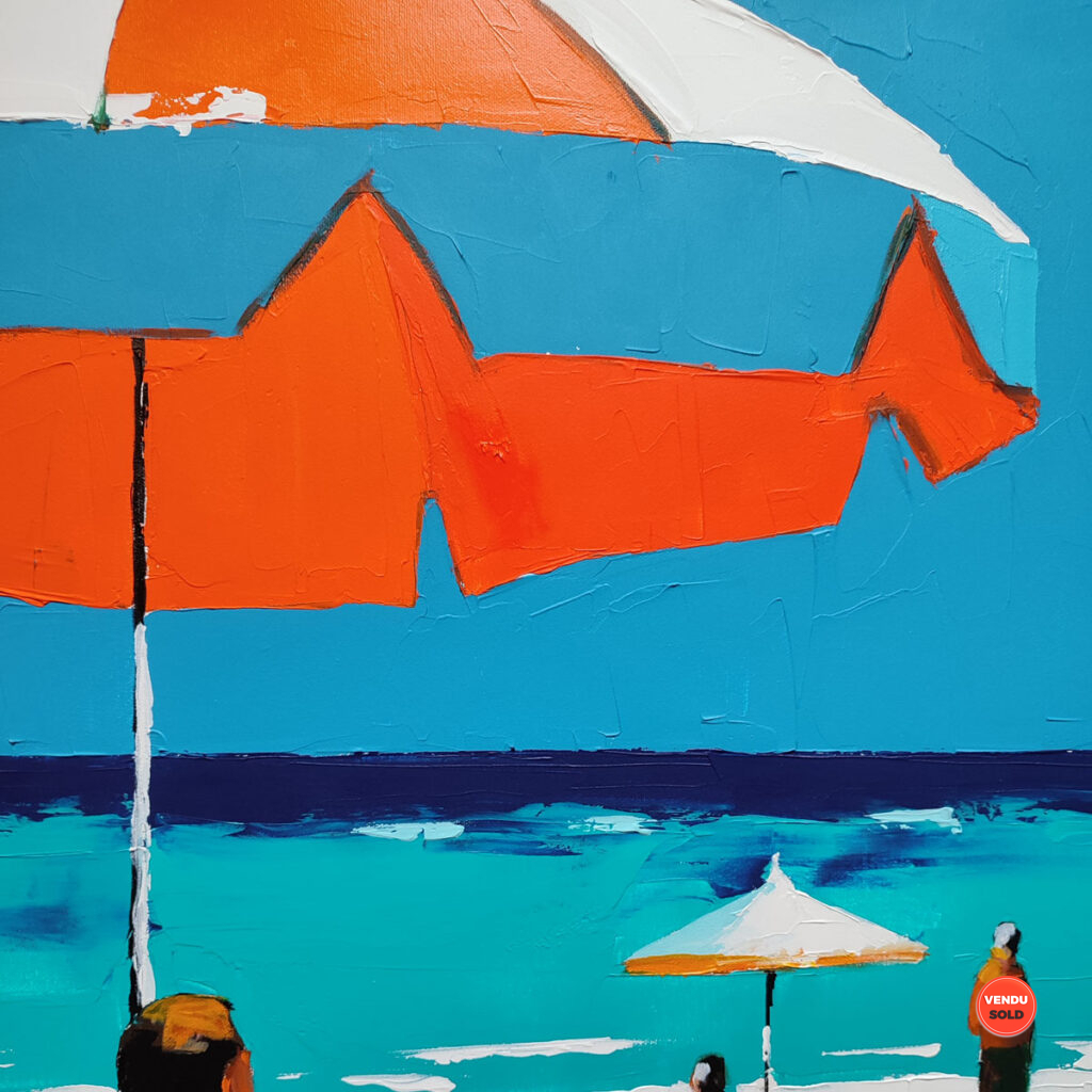 Sous le parasol