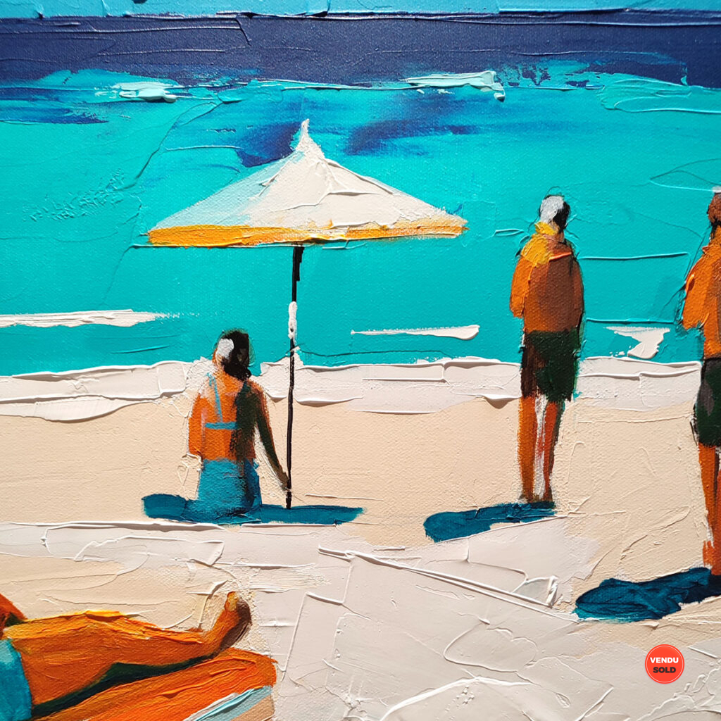 Sous le parasol