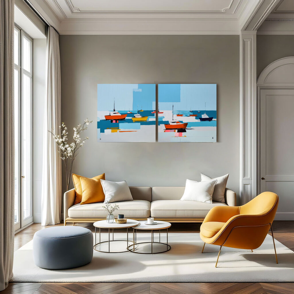 Diptyque pêche en mer