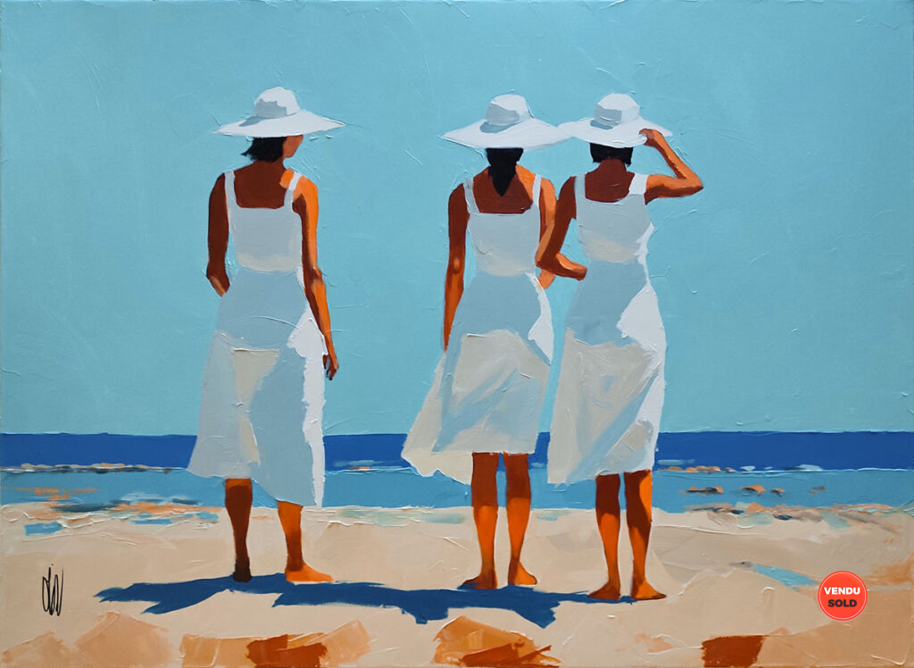 Trio à la plage