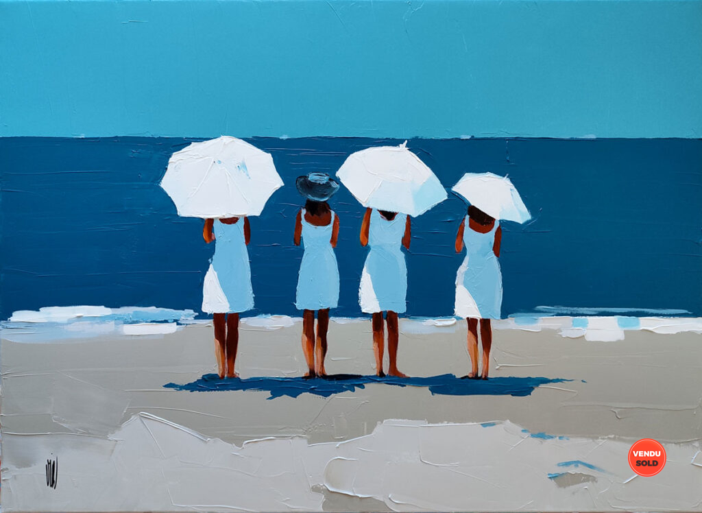Quatre en blanc