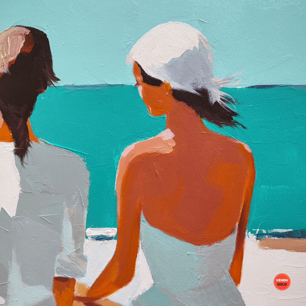 Demoiselles sur la plage