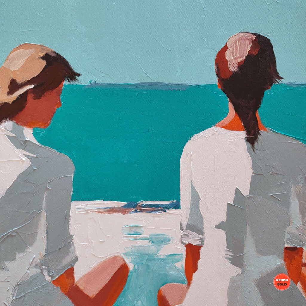 Demoiselles sur la plage