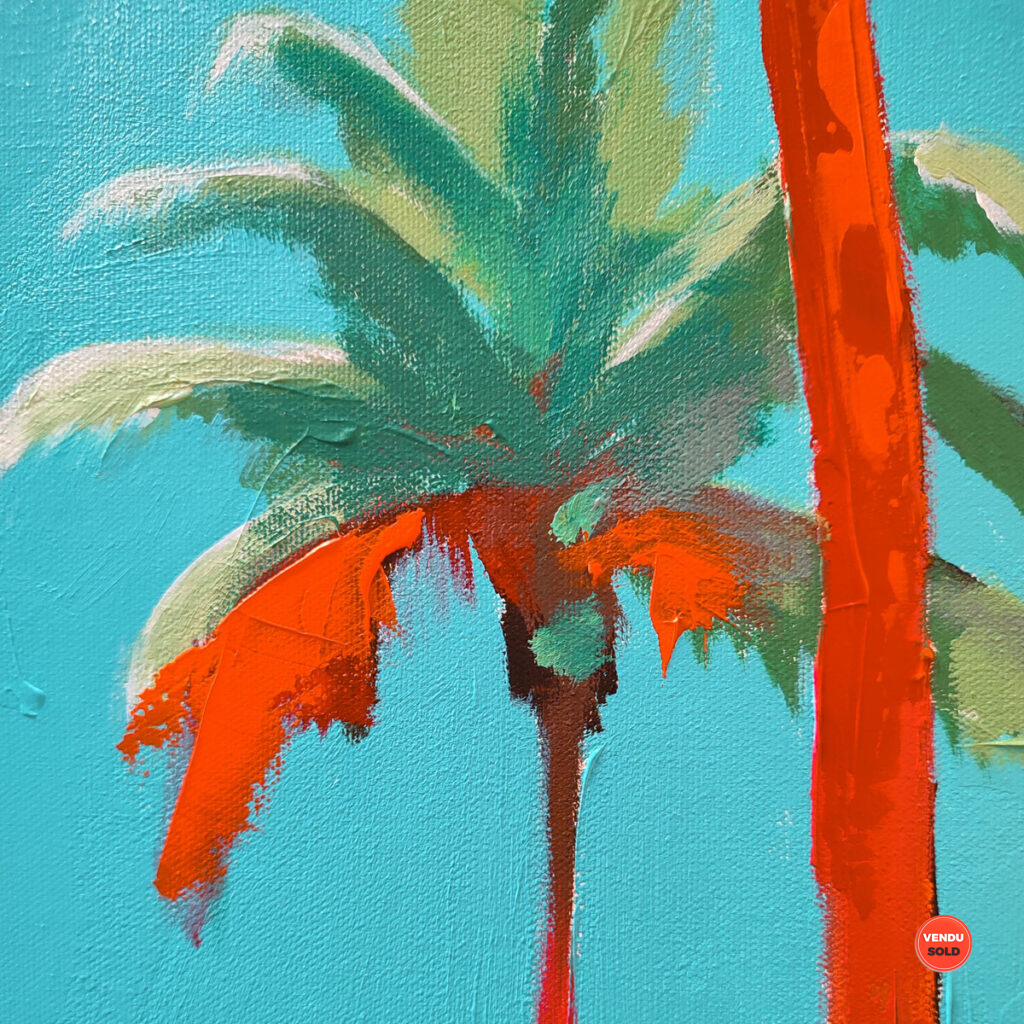 Plage aux palmiers