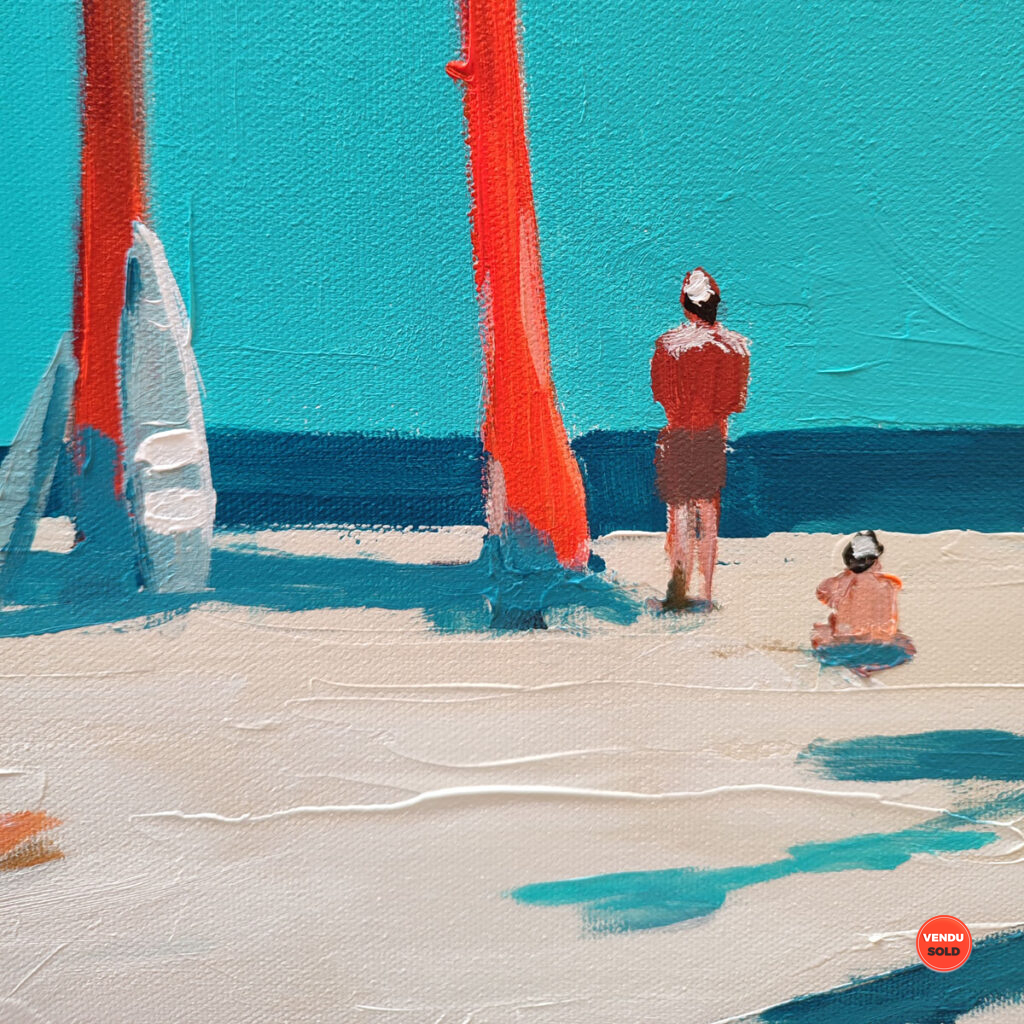 Plage aux palmiers