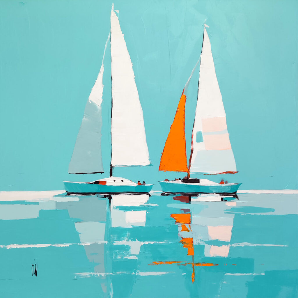 Voiles au calme