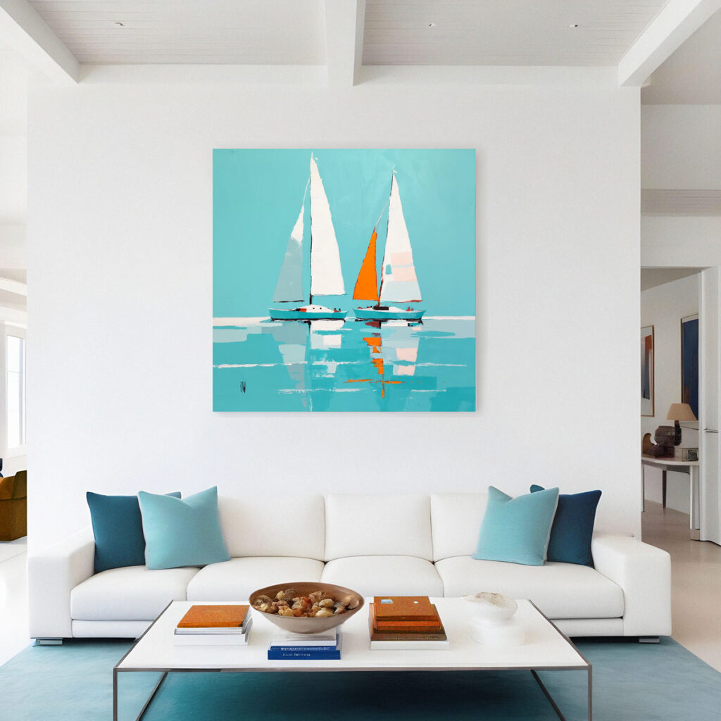Voiles au calme