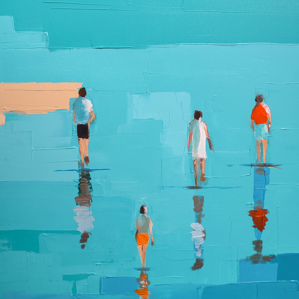Plage couleurs d'été