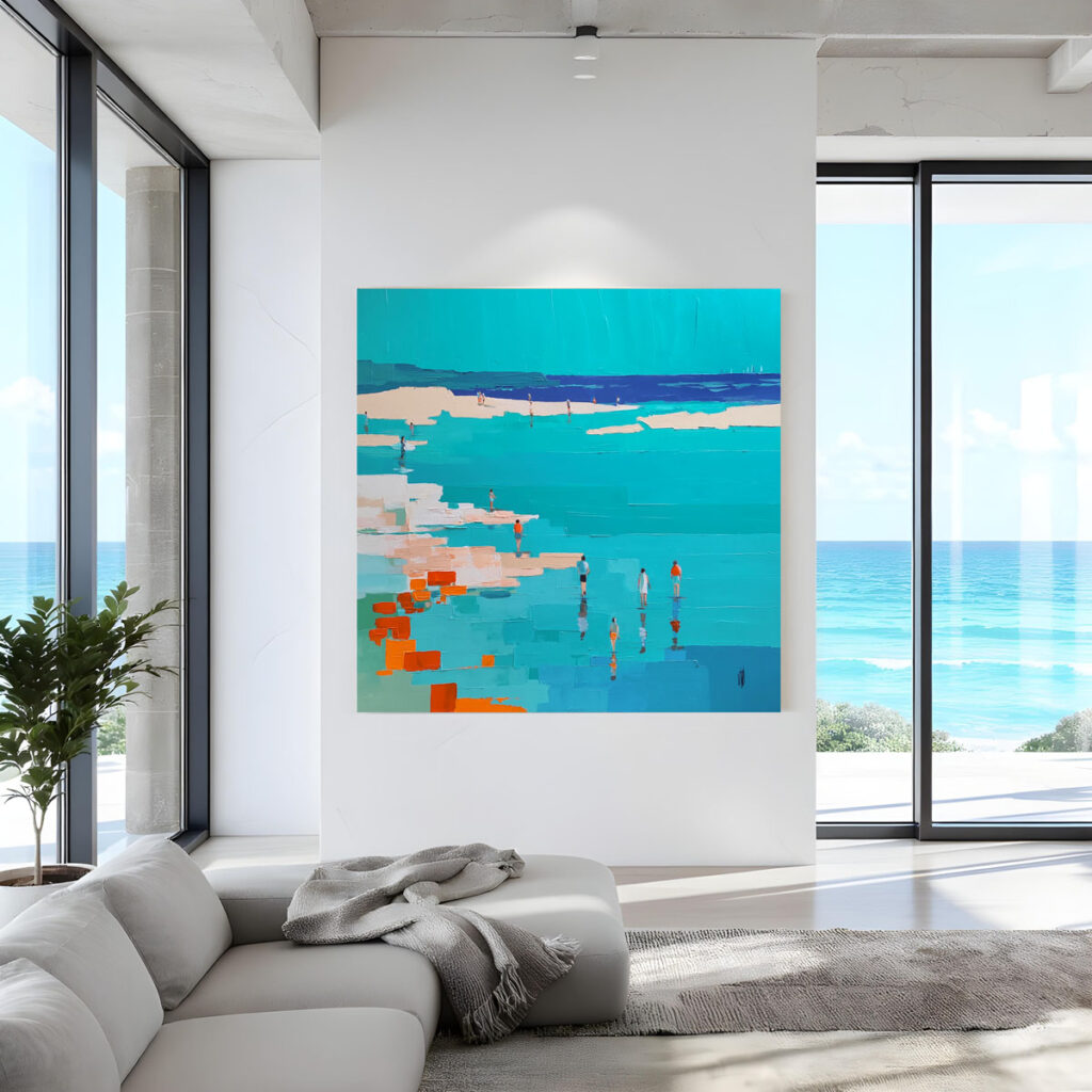 Plage couleurs d'été