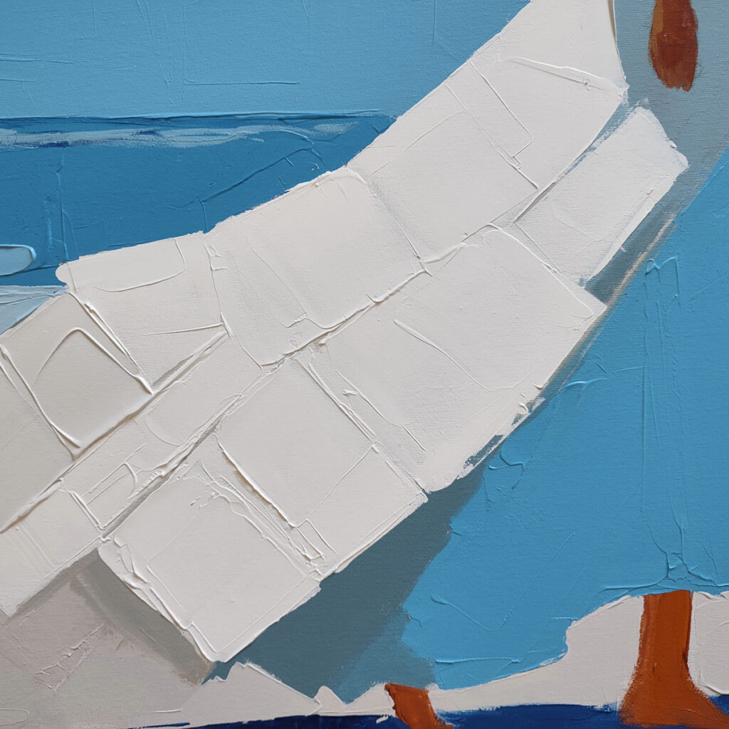 Robe au vent blanc
