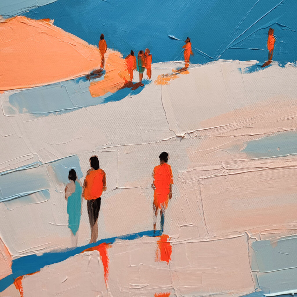 Falaises au couchant