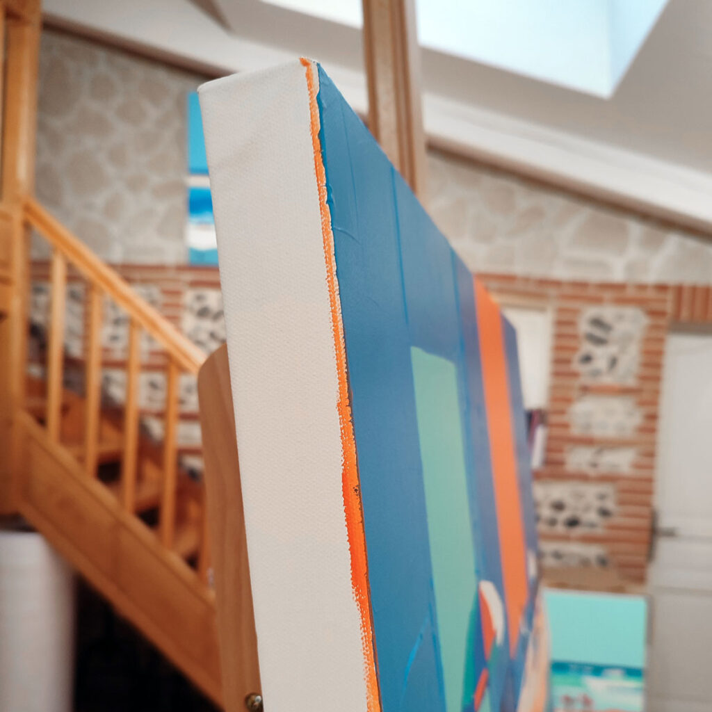 Lumière du soir sur la plage