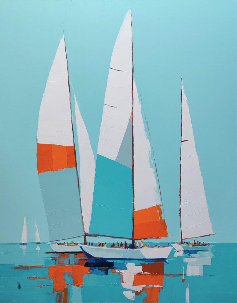 Sillage vers le large