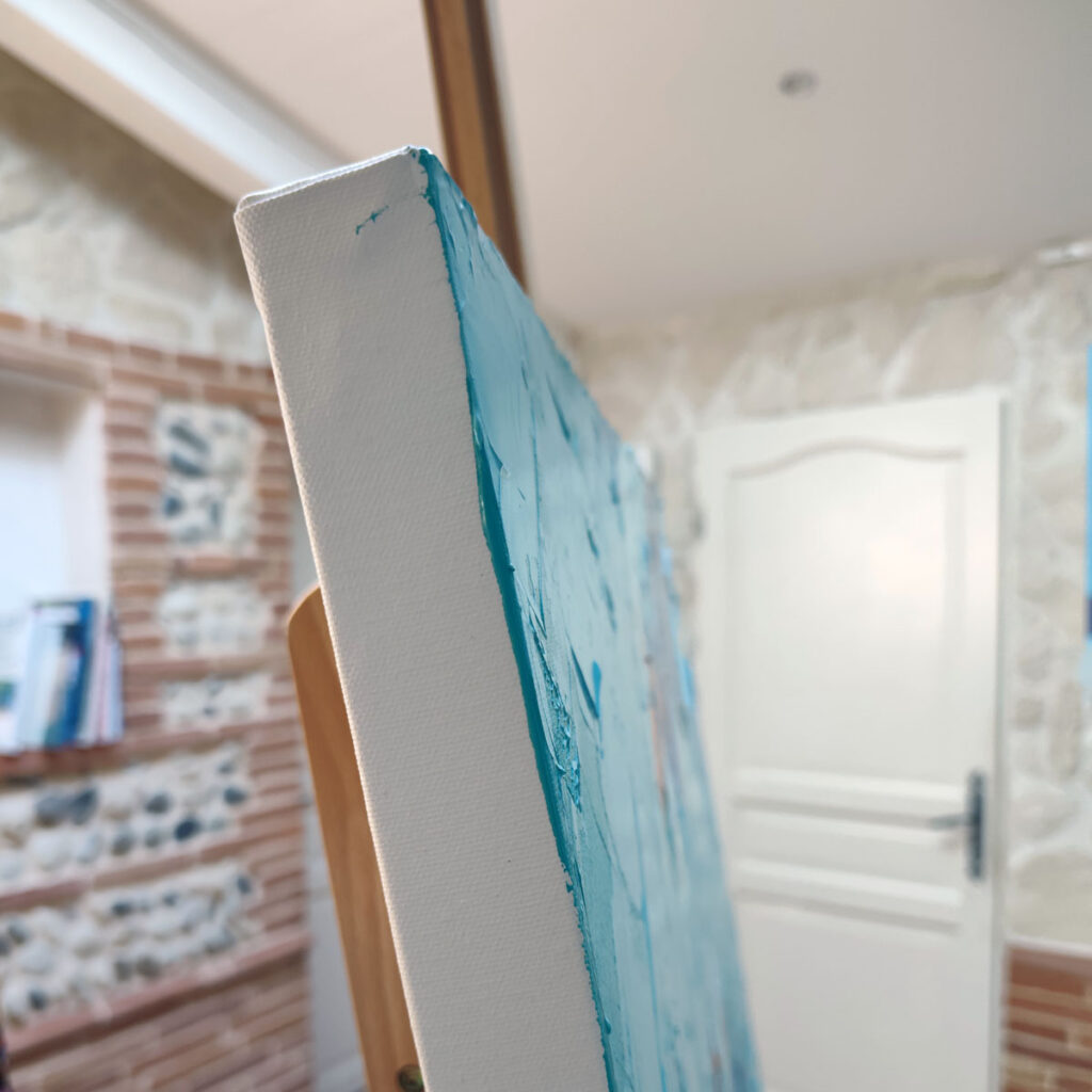 Rêveur de vague bleue