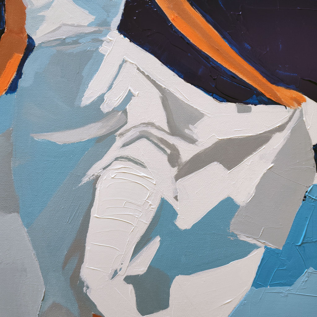 Robe au vent d'été détail