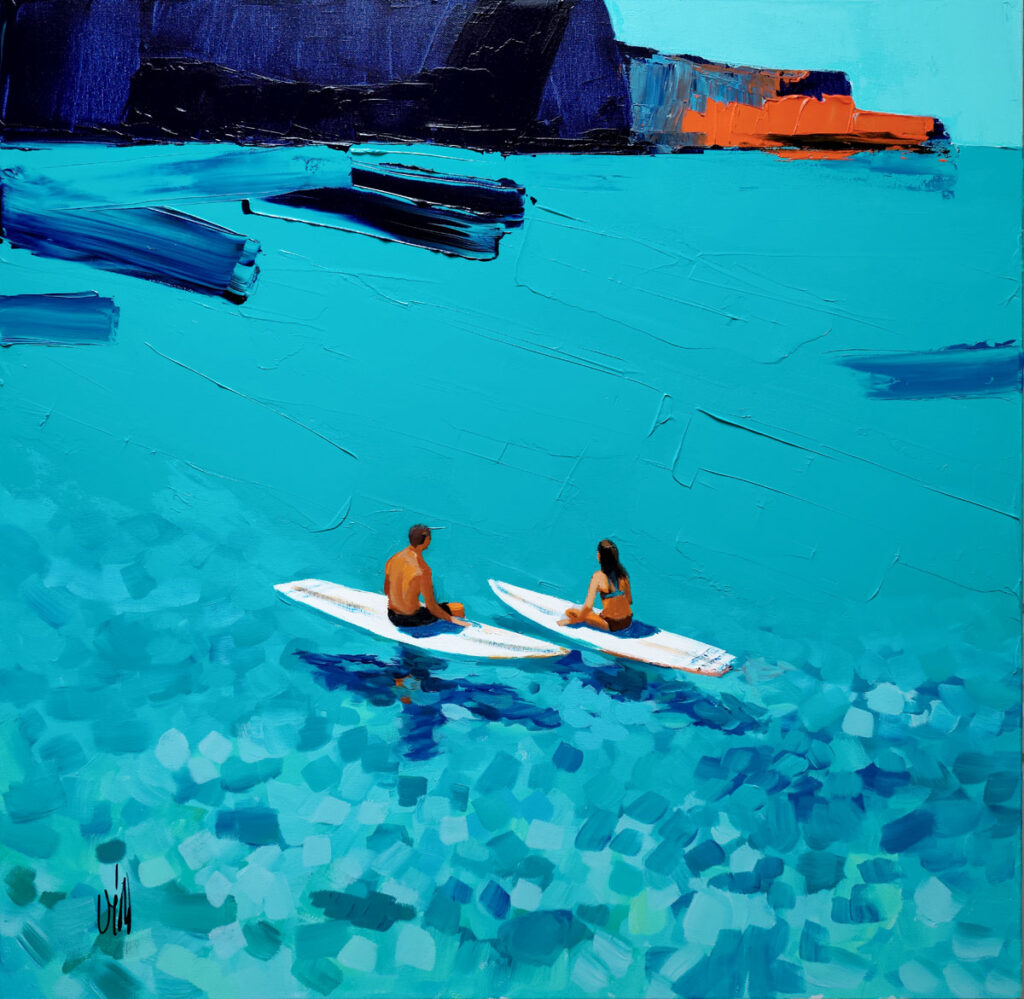 Surf en duo tableau surf