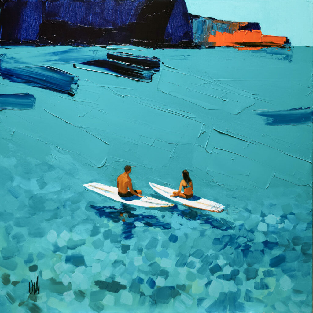 Surf en Duo peinture