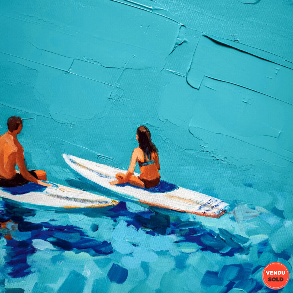Surf en duo tableau surf