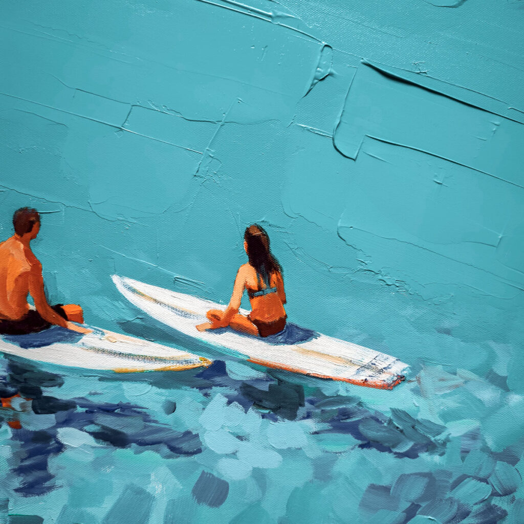 Surf en Duo peinture