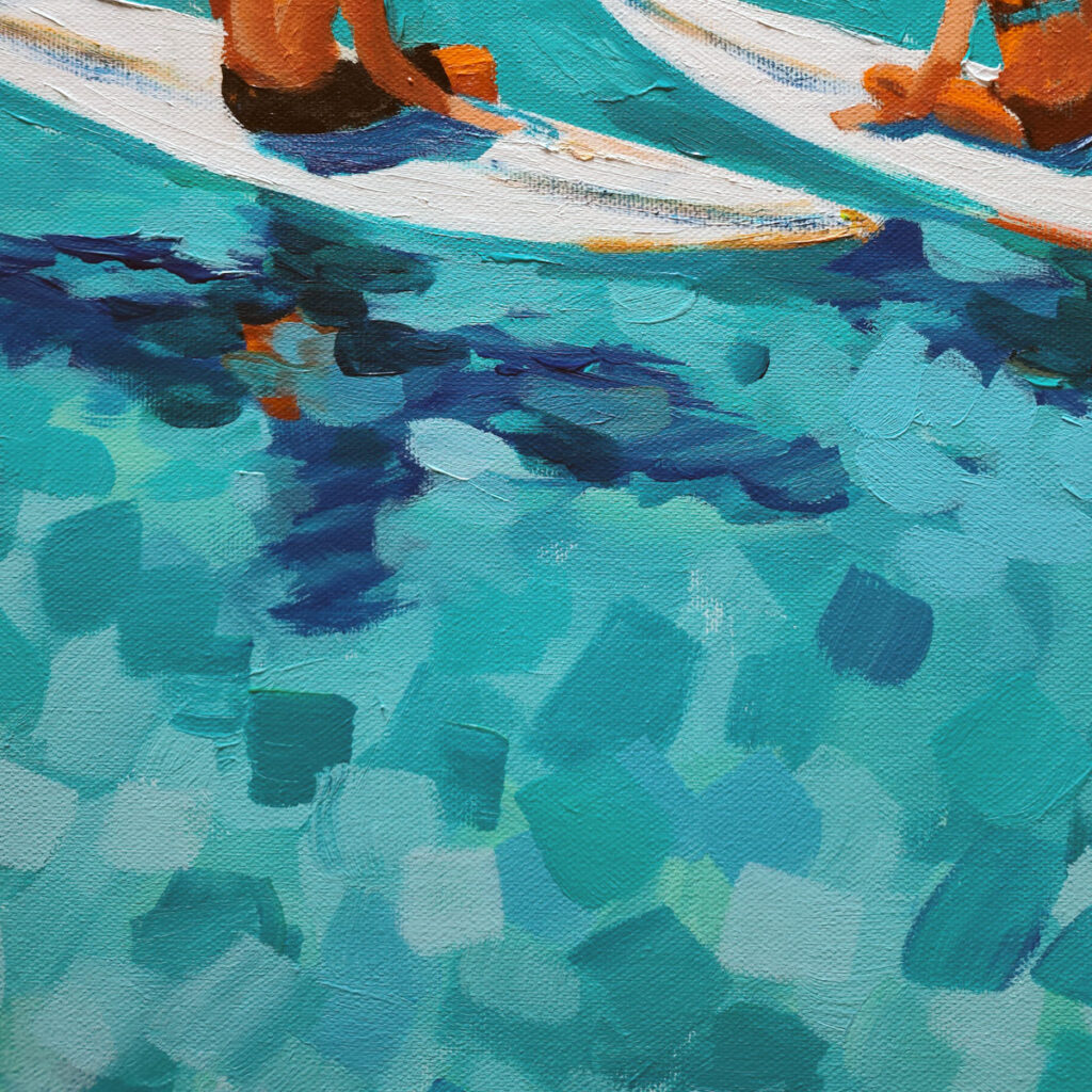 Surf en Duo peinture