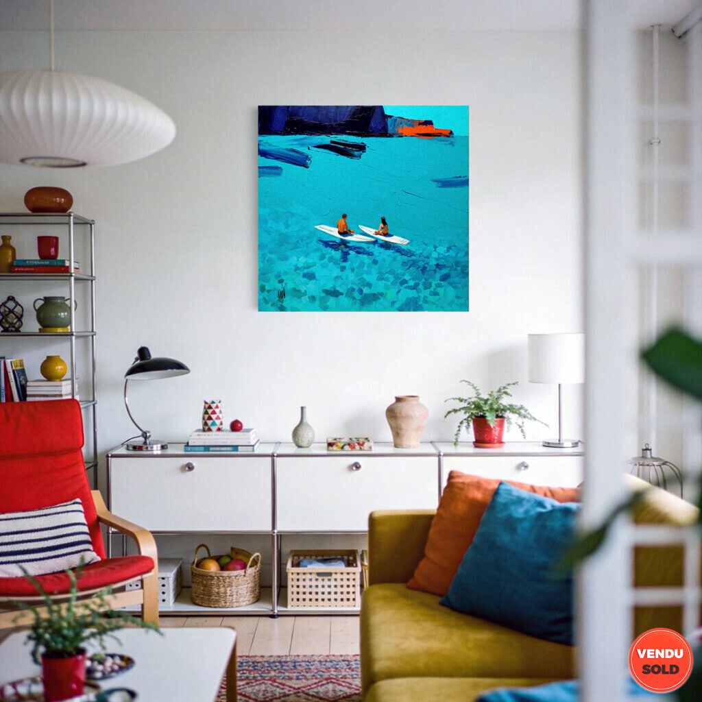 Surf en duo tableau surf