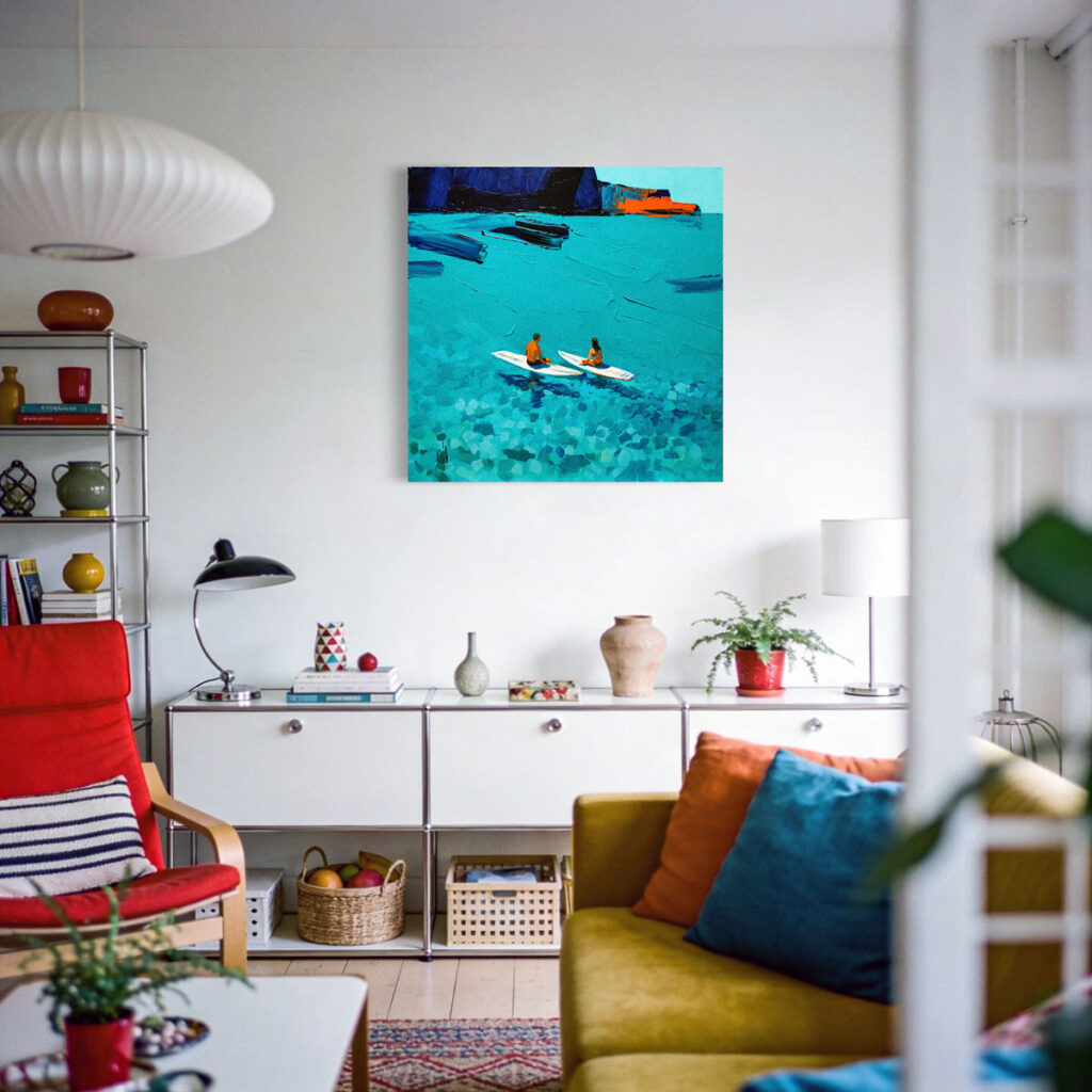 Surf en Duo peinture