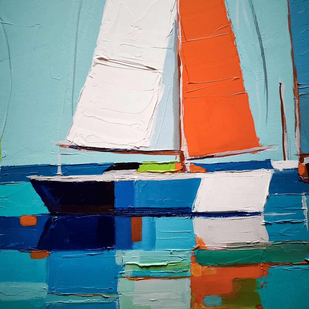 Tranquillité azur, art marine détail