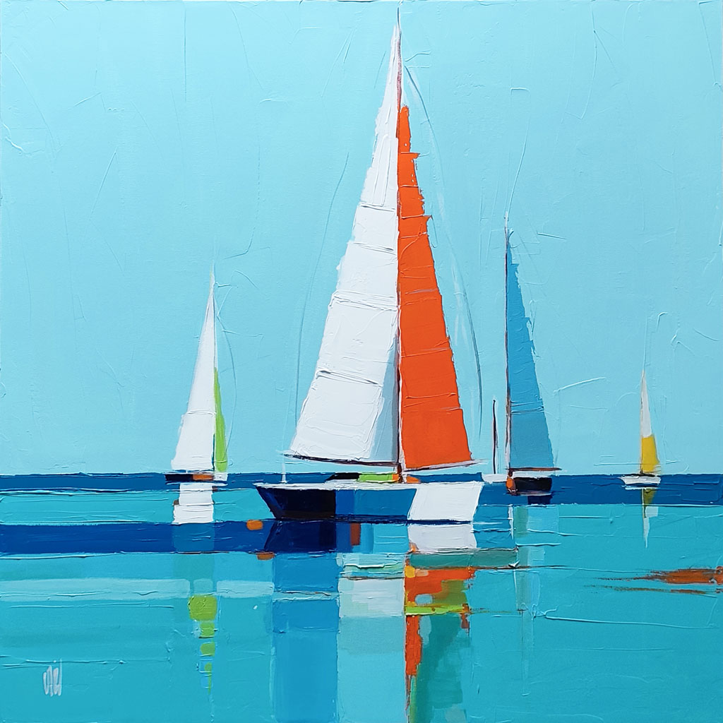 Tranquillité azur, art marine