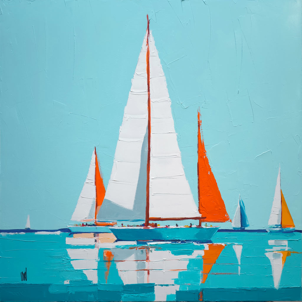 Voilier du matin calme