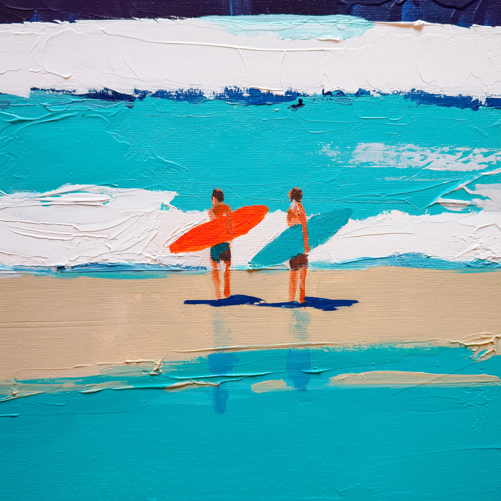 Attente de la vague parfaite
