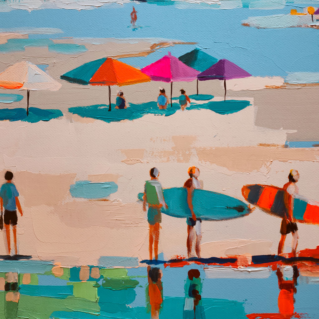 PLAGE ANIMEE 60X80