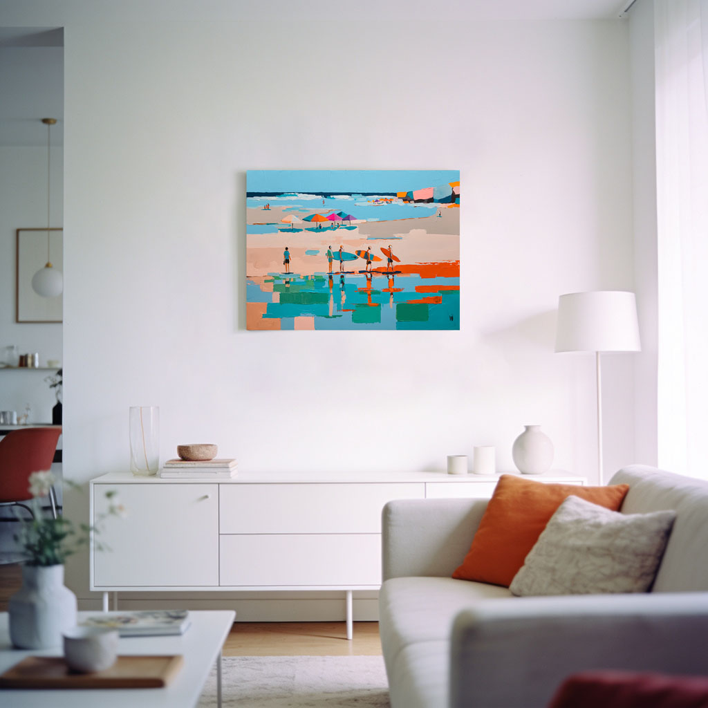 PLAGE ANIMEE 60X80